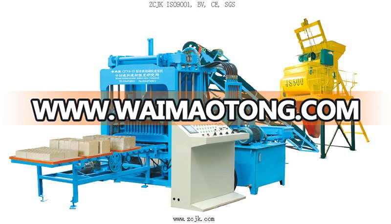 Zcjk4-15 Automatic Hydraulic Cement Brick Making Machine Nigeria