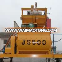 XINYU JS500 mobile concrete mixer with self loading from china